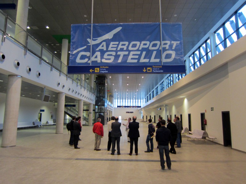 El aeropuerto de Castellón presenta el proyecto de creación de una incubadora de empresas de la Agencia Espacial Europea