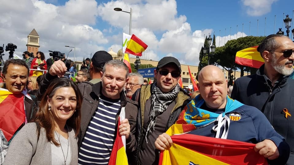 Vox Valencia en la Manifestación de Barcelona