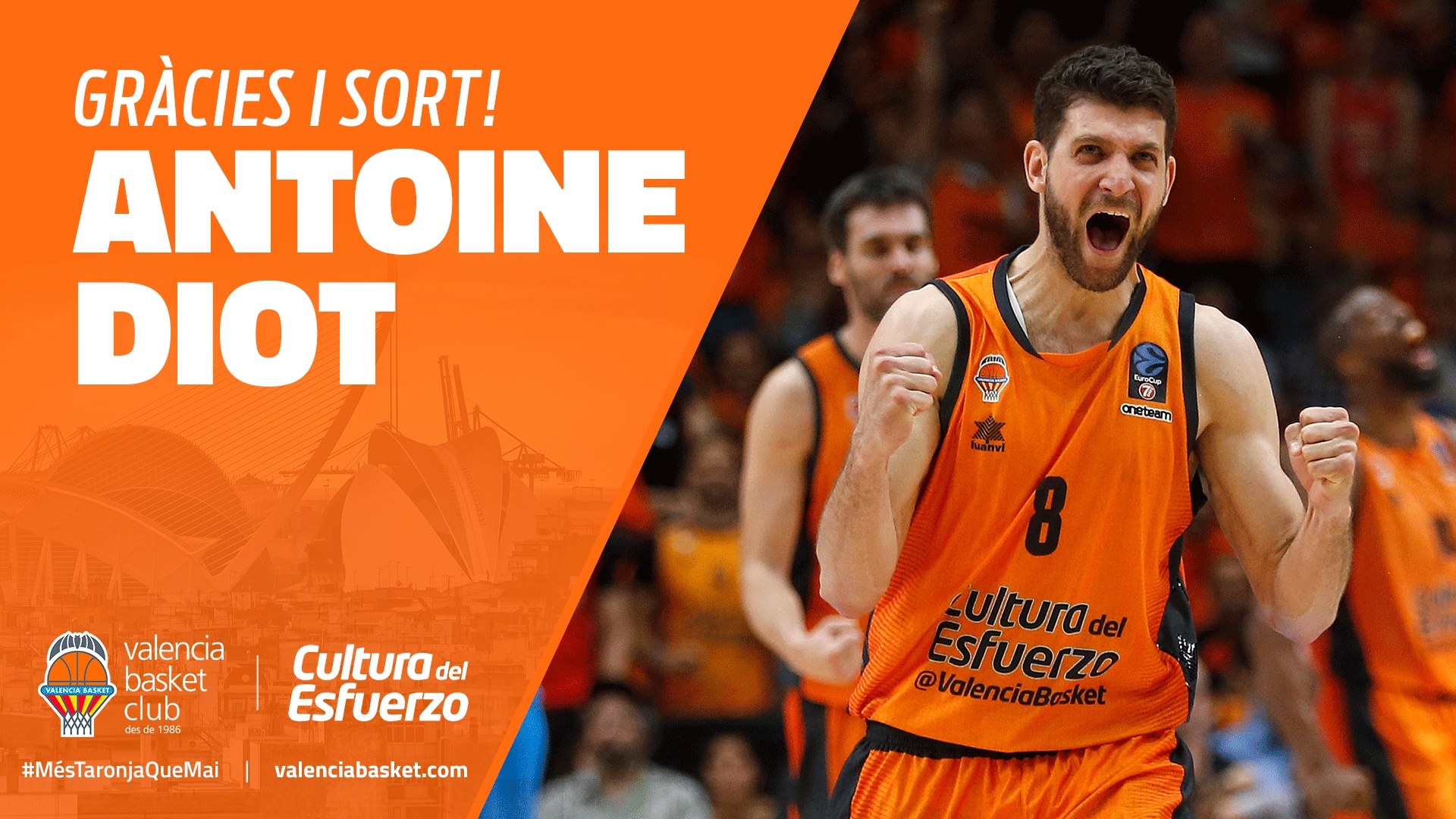 Antoine Diot termina su etapa de 4 años como taronja