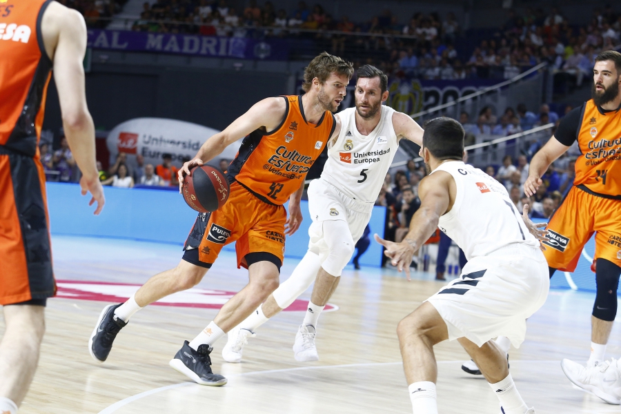 Valencia Basket cae. El segundo de semifinales se queda en Madrid (79-66) hora de la Fonteta