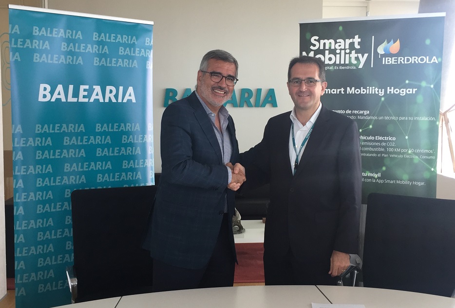 Iberdrola y Baleària promueven el uso del vehículo eléctrico