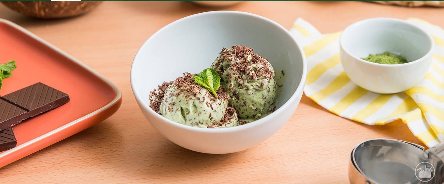 Las recetas de Mercadona, Helado de Té Matcha