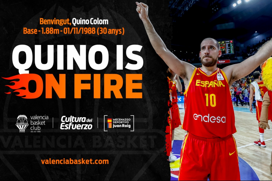Valencia Basket alcanza un acuerdo con Quino Colom para las dos próximas temporadas