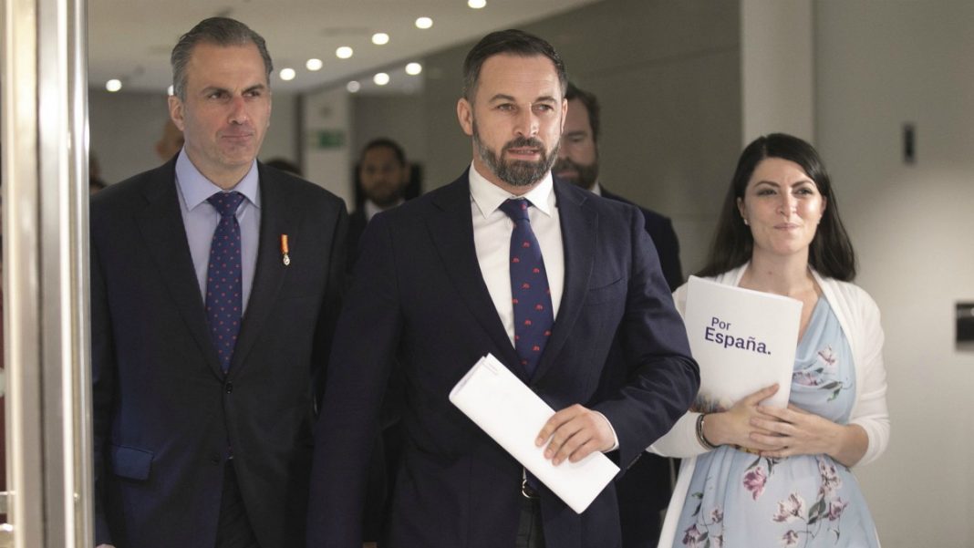 Santiago Abascal: «En Murcia solo gobernará la izquierda si Ciudadanos vota con ellos»