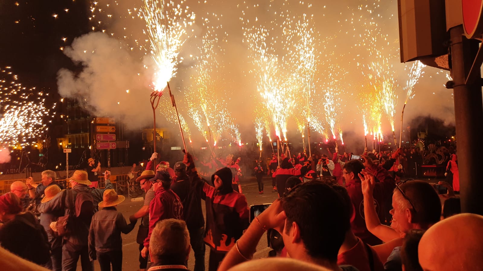 Correfoc en las Calles de Valencia