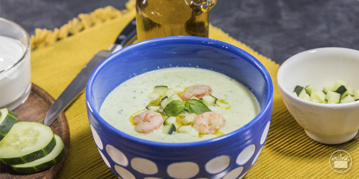Las recetas de Mercadona, Sopa fría de Pepino y Yogur griego