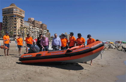 El Ayuntamiento de Alboraya compra una lancha de rescate para socorrismo sin motor