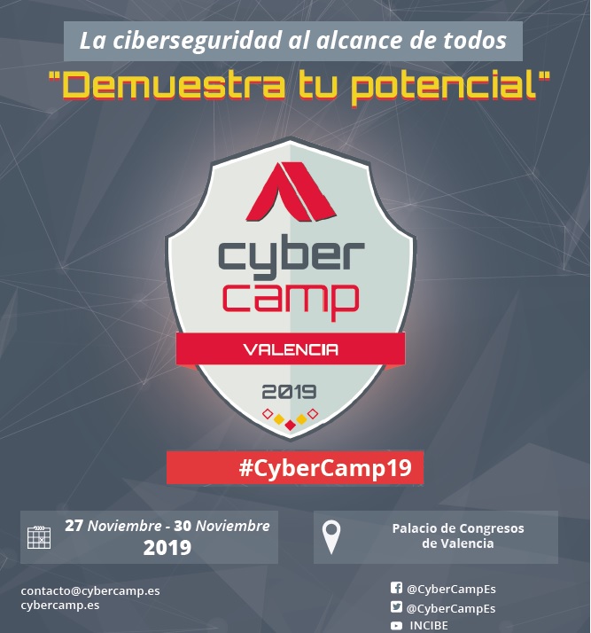 Cybercamp 2019, estudiantes de la CV se acercarán a la ciberseguridad