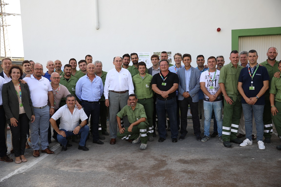 El presidente de Iberdrola visita a los trabajadores de la compañía y agradece el esfuerzo realizado durante el temporal