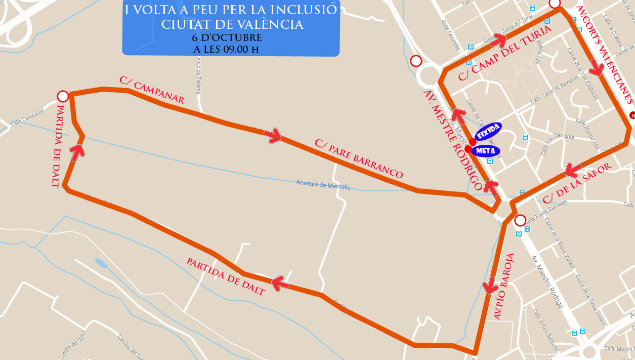 I Carrera por la Inclusión en Valencia a beneficio de la Asoc. Parkinson Valencia
