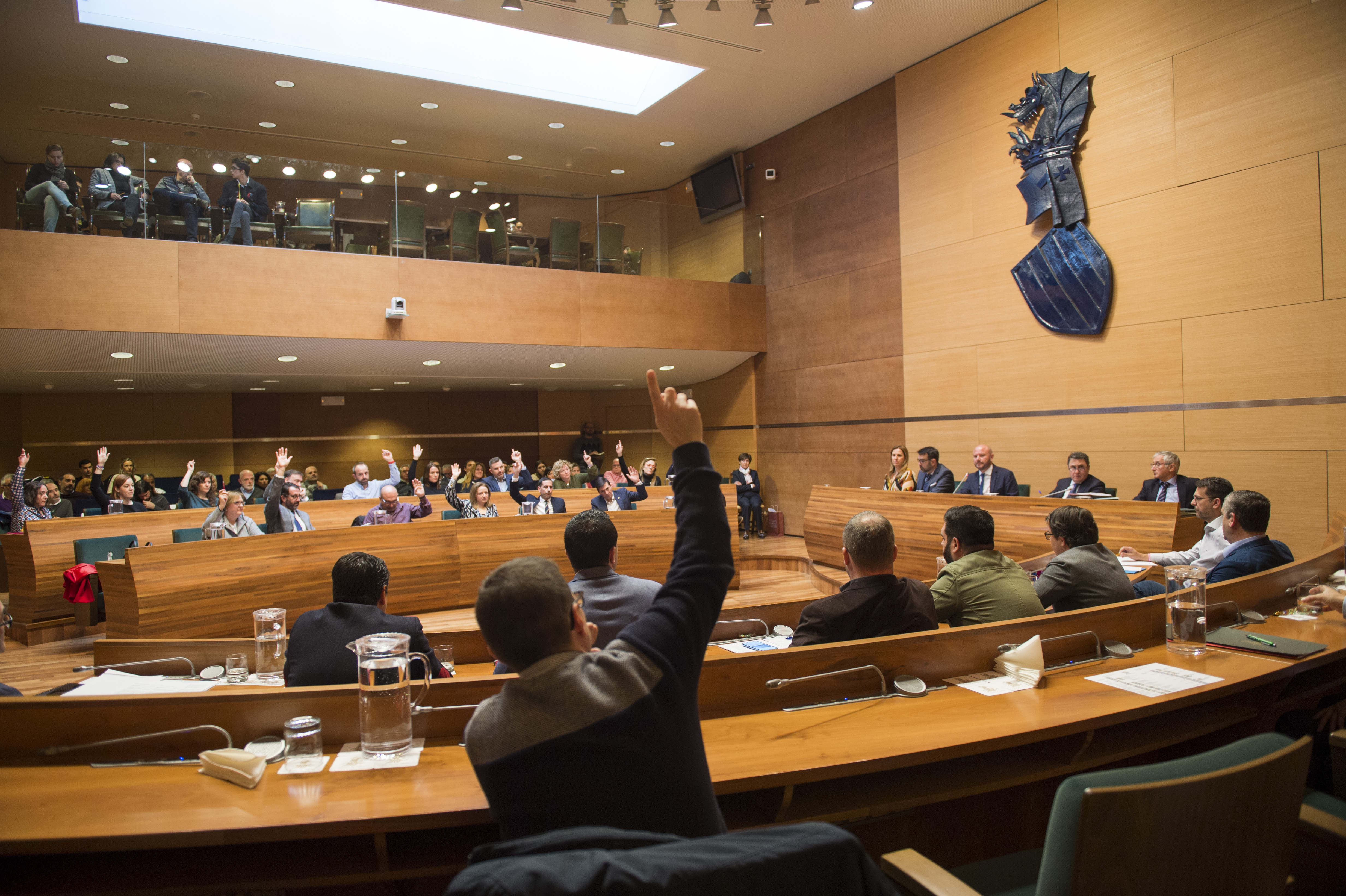 La Diputacio aprueba el presupuesto de 2020 con un único voto en contra