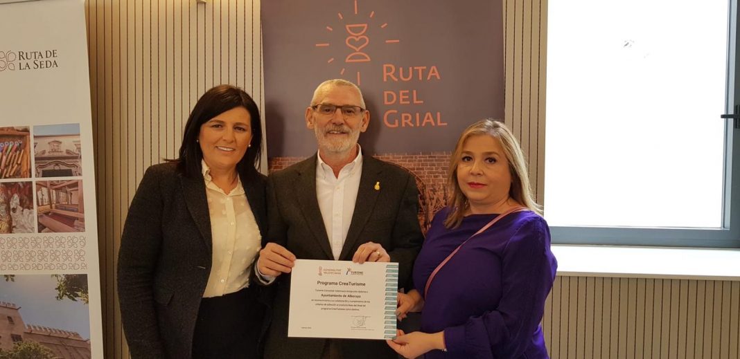 El Ayuntamiento de Alboraya recibe el distintivo Crea Turisme de Turisme Comunitat Valenciana