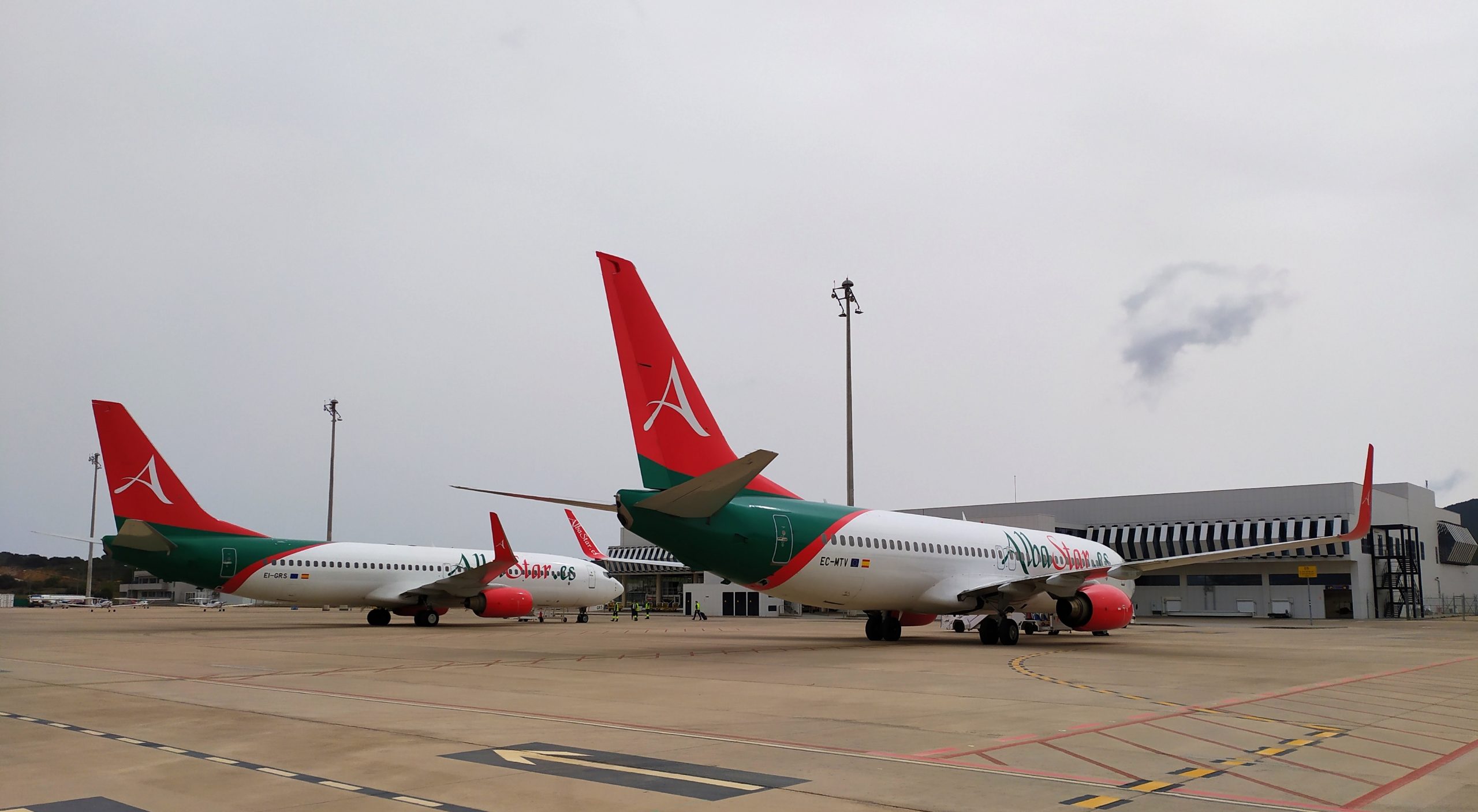 El aeropuerto de Castellón acoge aviones afectados por el parón aéreo motivado por la crisis del coronavirus