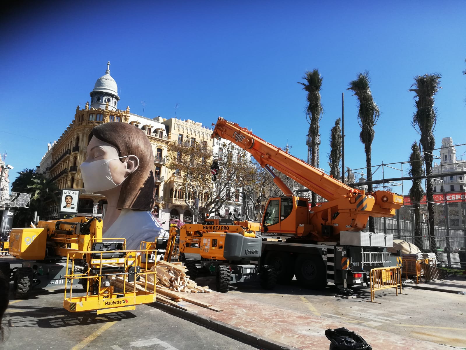 La Falla Municipal se quemará esta próxima semana "a puerta cerrada"