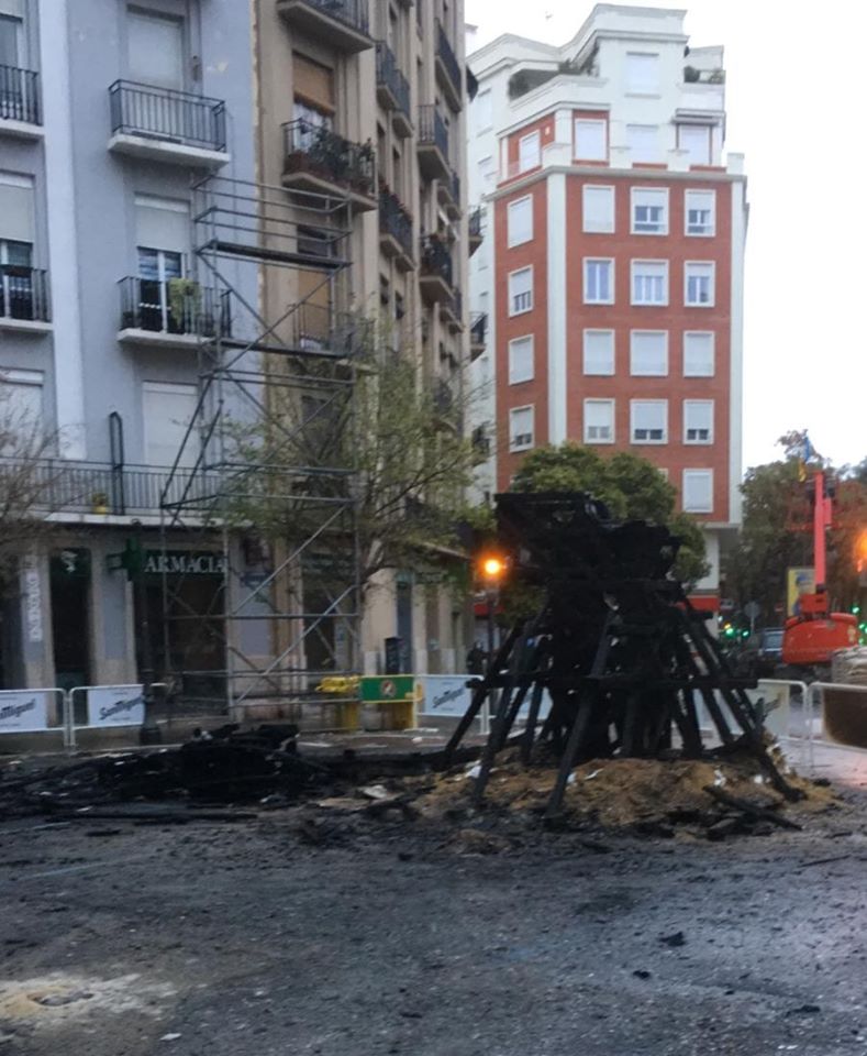 ¿Quién ha quemado la Falla Regne de Valencia?