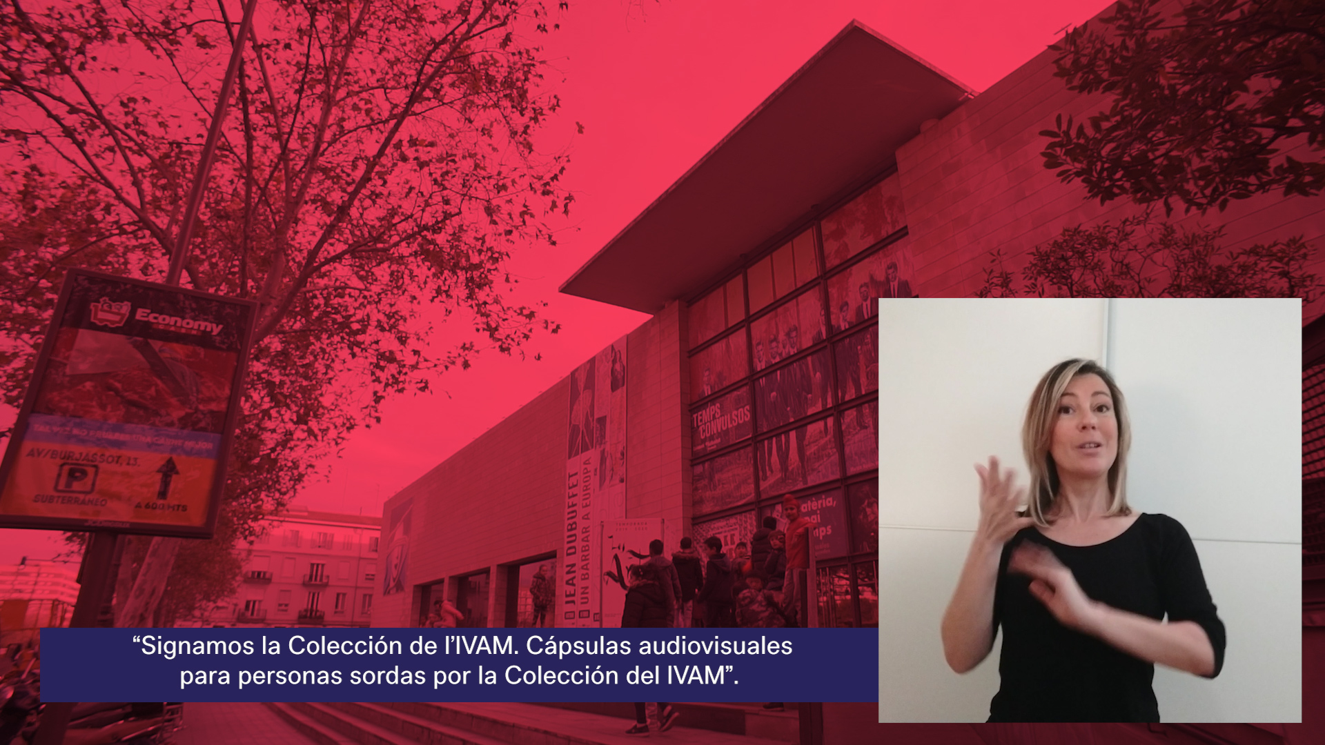 El IVAM acerca las obras maestras de la Colección a personas sordas mediante lengua de signos