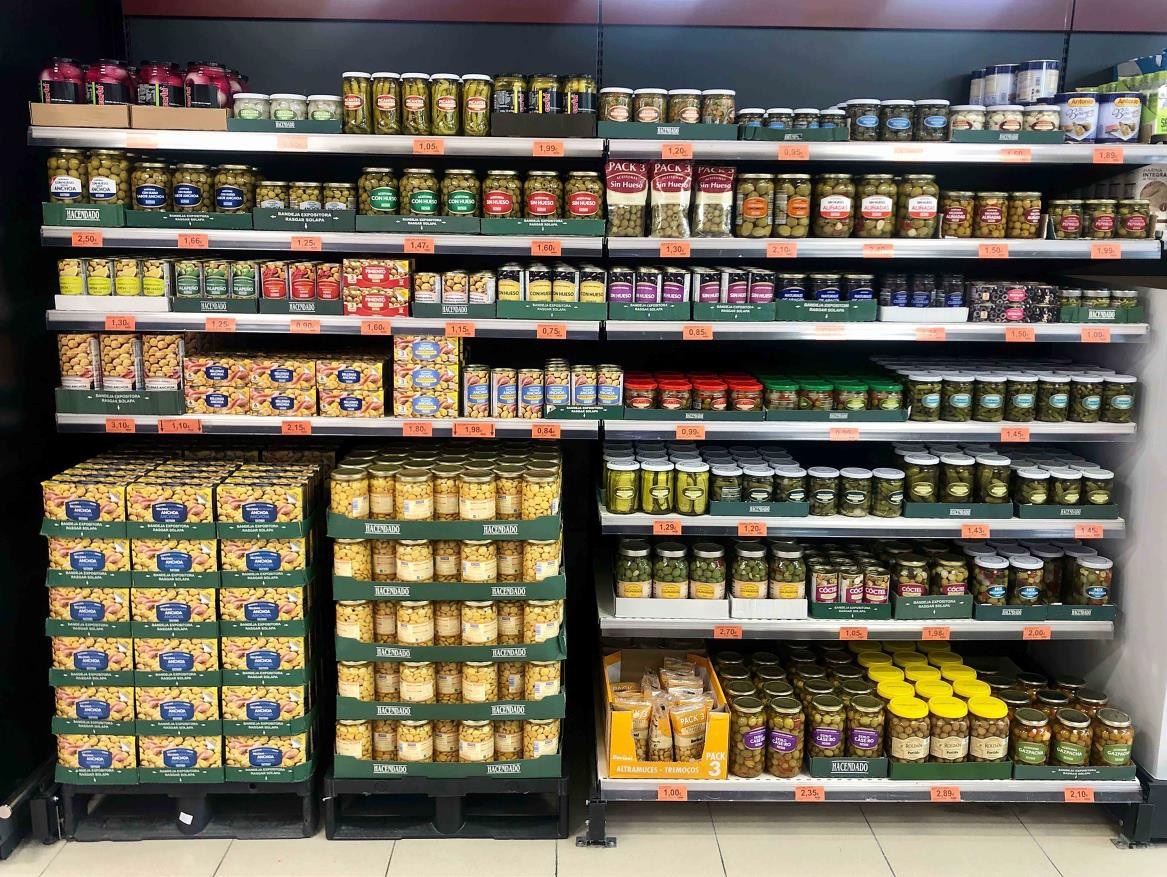 Mercadona incrementa un 45% las ventas de aceitunas y encurtidos pos los cambios en los hábitos del consumidor