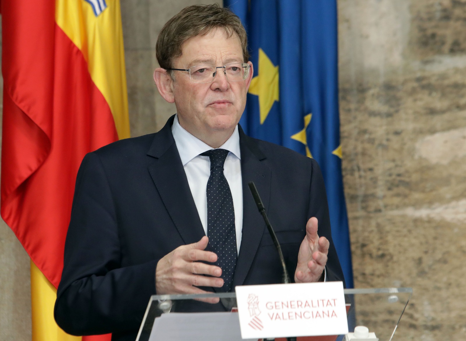 El President Puig anuncia el adelanto al lunes de la vacunación de la franja de edad de entre 30 y 39 años
