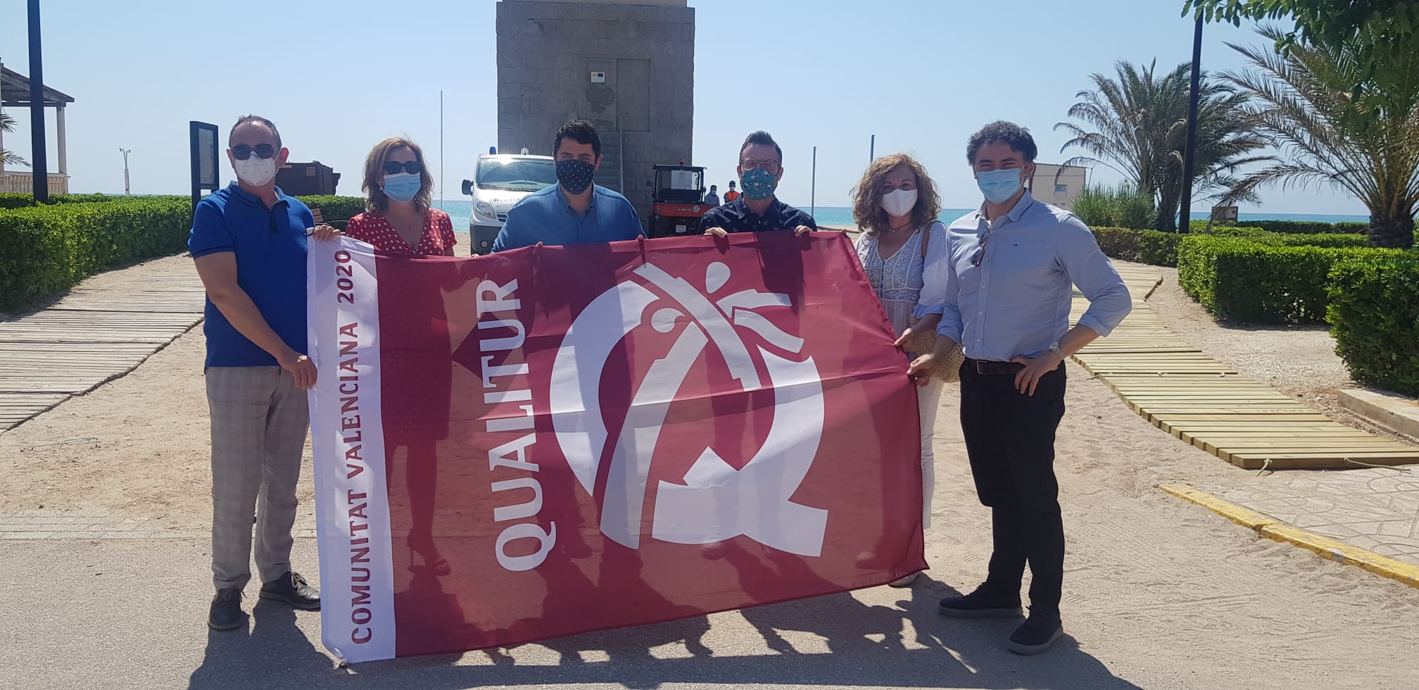 Bandera Qualitur a 174 playas de 37 municipios de la Comunitat Valenciana