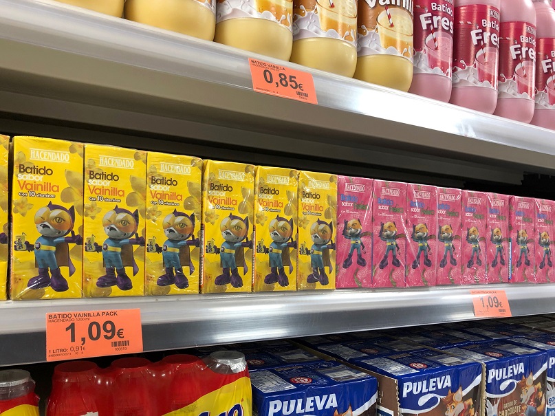 Mercadona reduce un 30% el azucar de sus batidos y vende más de 80.000 unidades al día
