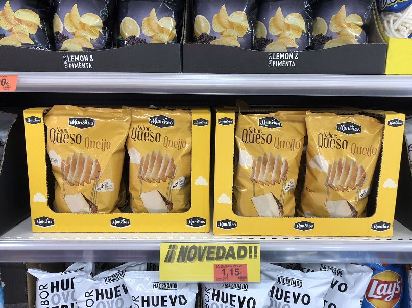 Mercadona vende más de 11.000 bolsas diarias de sus nuevas patatas onduladas sabor queso