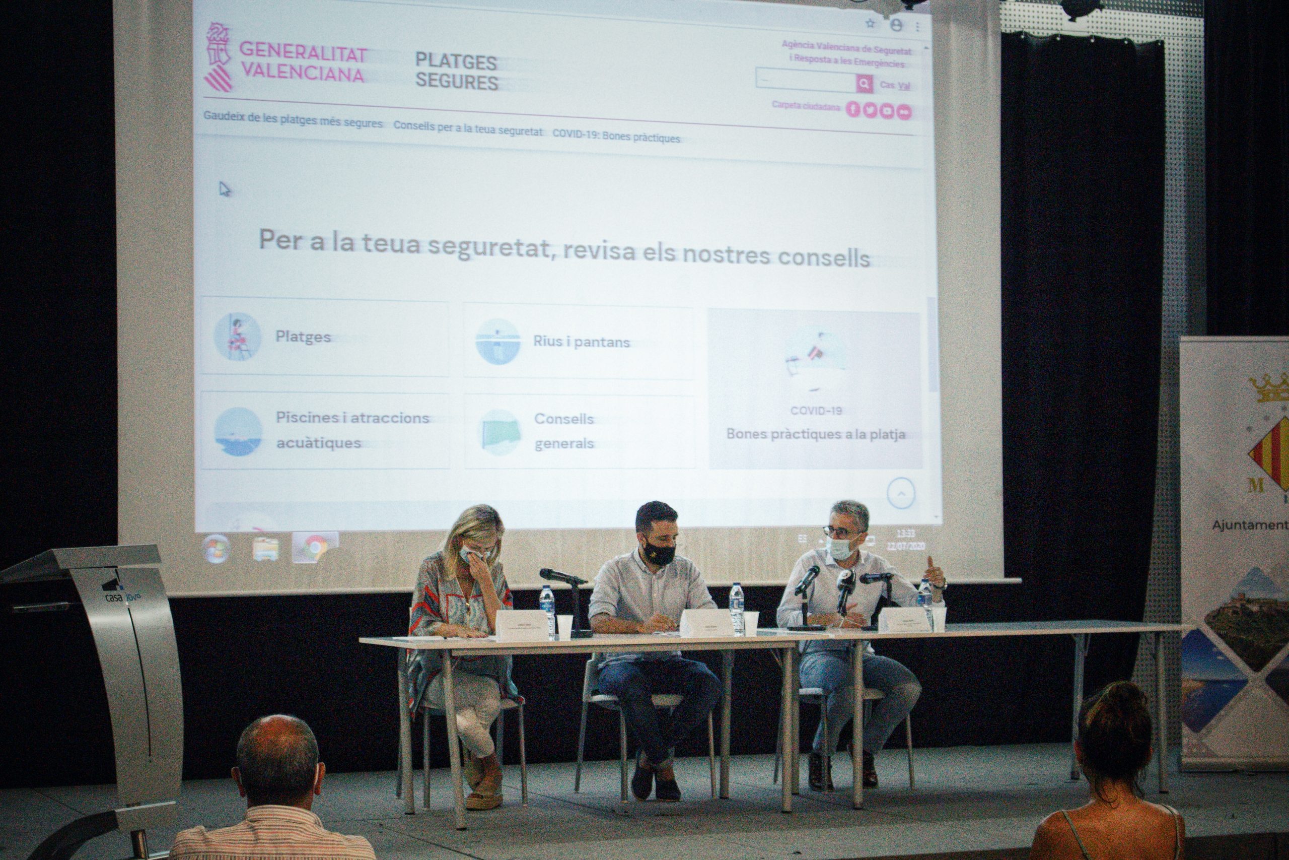 La Generalitat pone en marcha la campaña y la web 'Plages Segures'