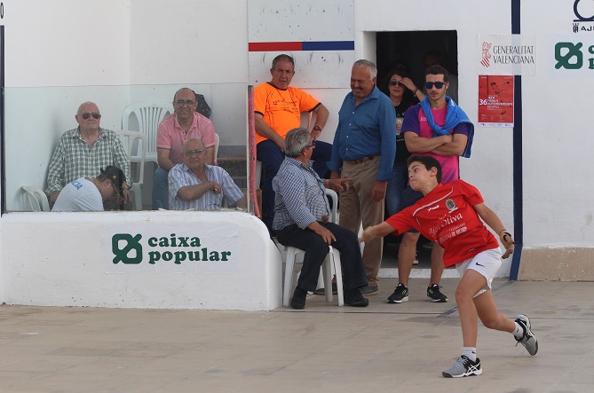 En Xeraco, Sueca, El Genovés y Quatretonda se juegan las finales de raspall individual de los JECV