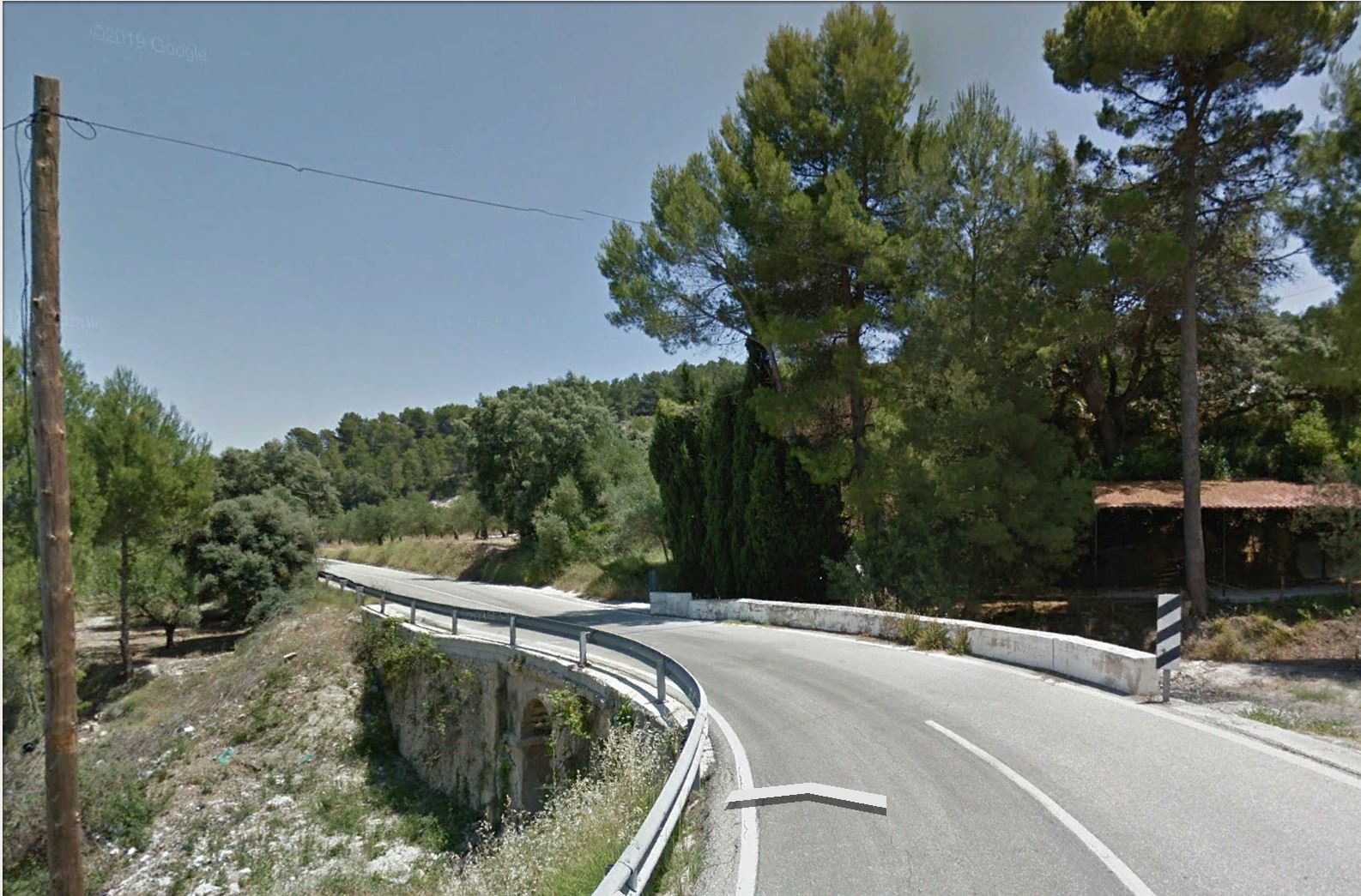 Obras Públicas finaliza las obras de reparación y ampliación de la calzada en un tramo de la CV-70 en el término municipal de Cocentaina