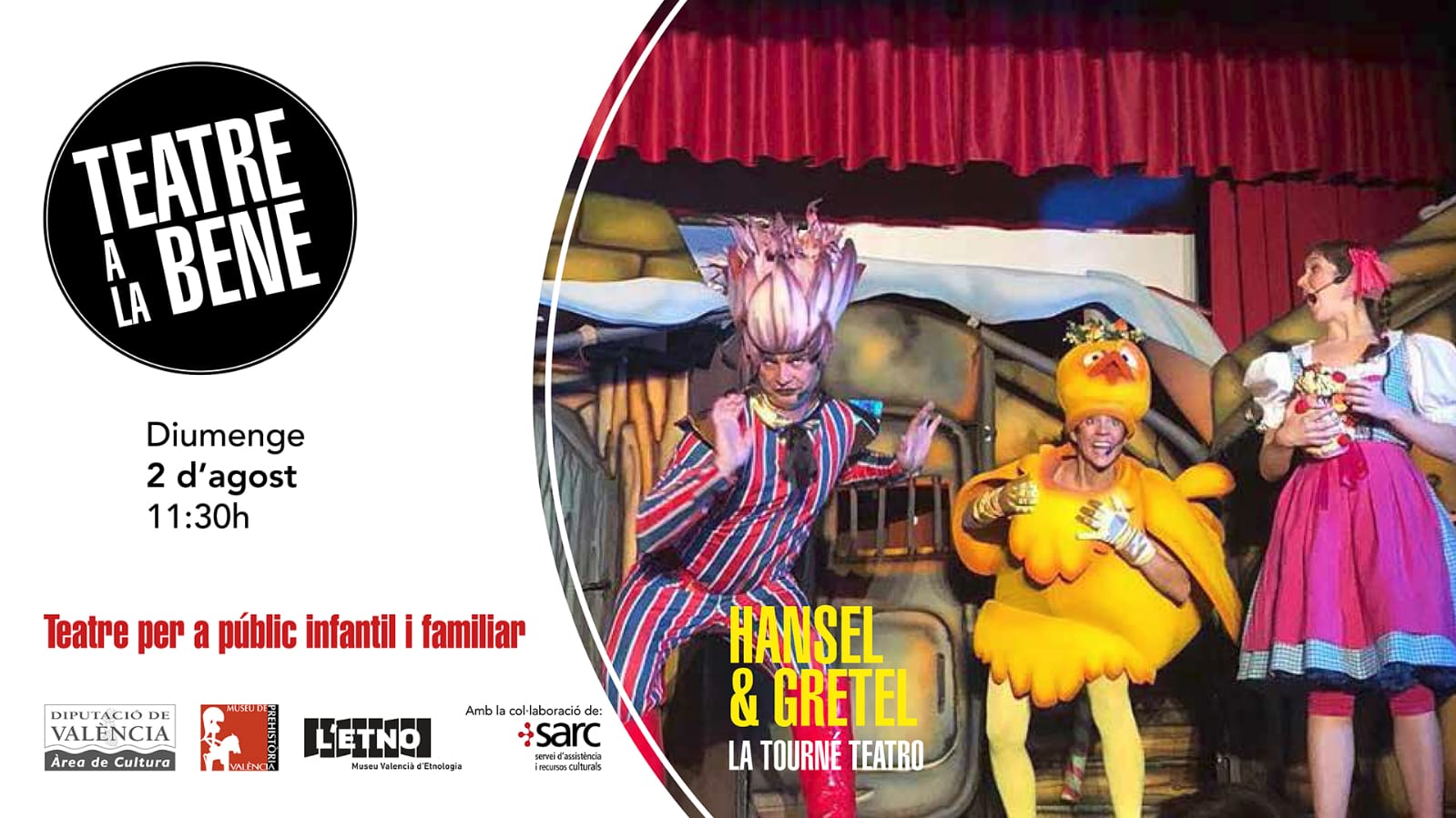 Domingos de teatro familiar en Agosto en La Beneficencia
