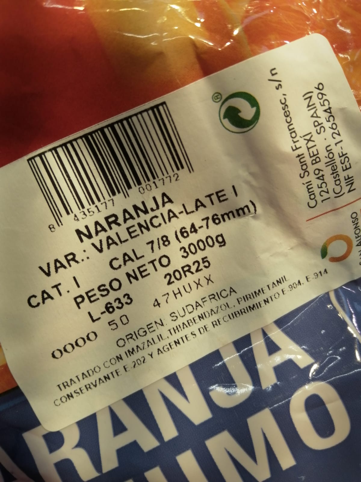 AVA Asaja propone a Intercitrus acciones legales y pide a la UE dimisiones si de demuestra se incumple el tratamiento en frío aprobado