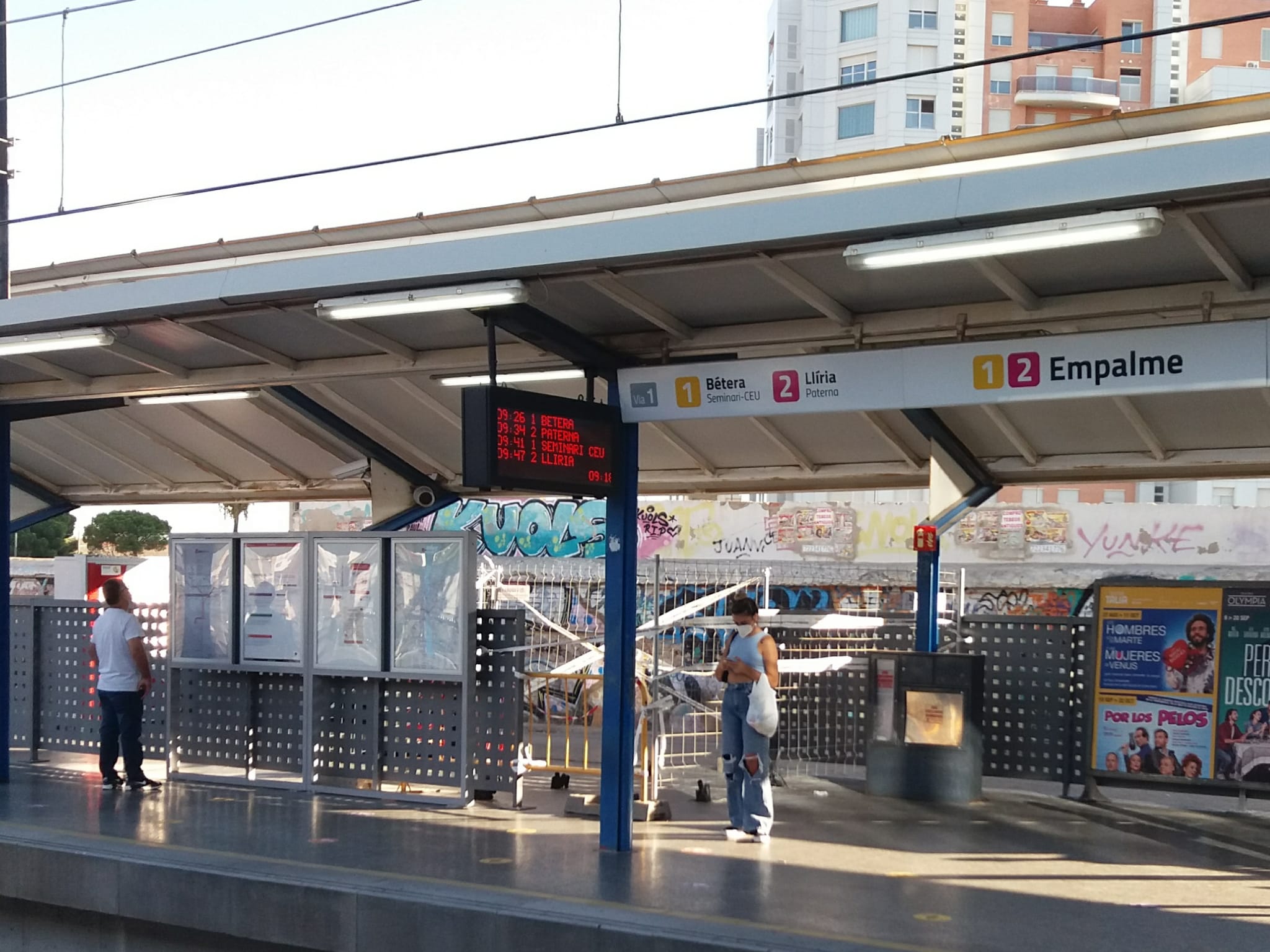 La Generalitat inicia las obras para completar el control de acceso a la estación de Empalme de Metrovalencia con una nueva línea de validación