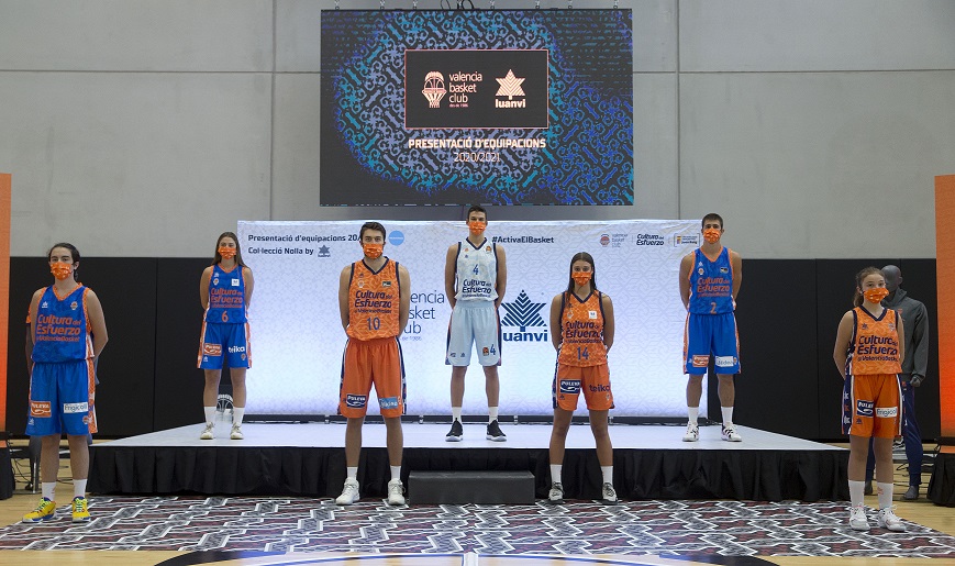 Valencia Basket presenta sus nuevas equipaciones 2020-21