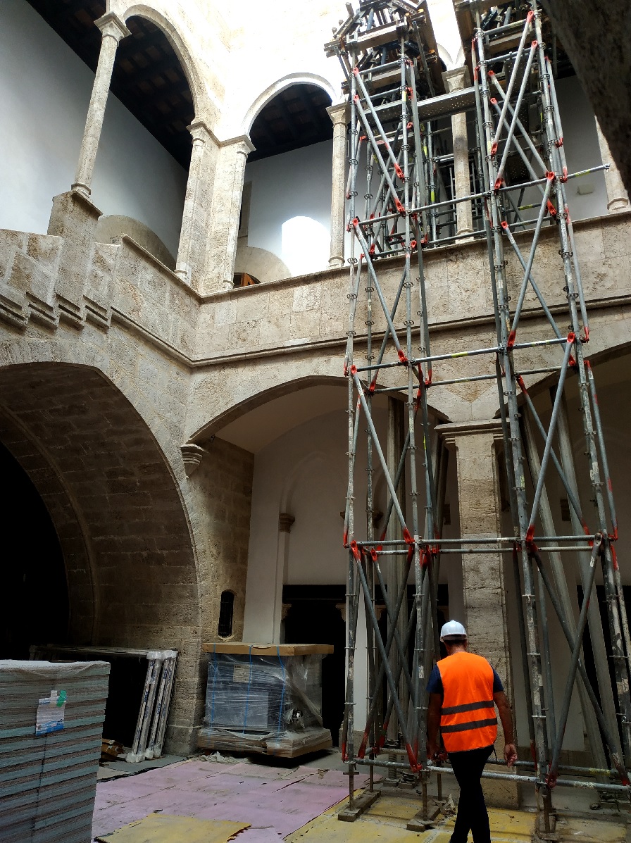 Las obras del Palau de l'Almirall contarán con una dirección científica arqueológica para garantizar la preservación del patrimonio