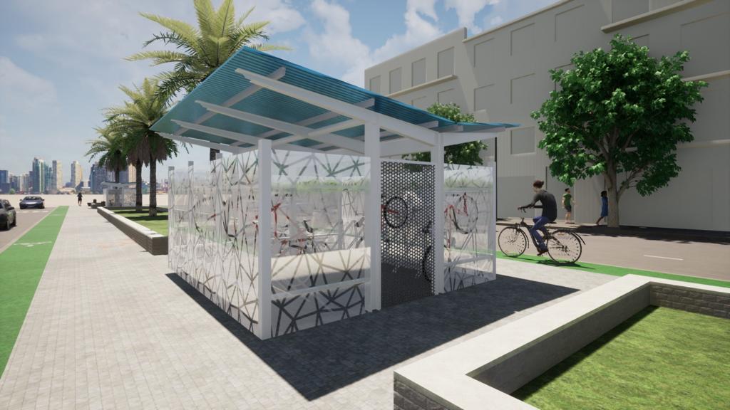 Arcadi España anuncia la instalación de nuevos box aparcabicis para 'fomentar una movilidad sostenible