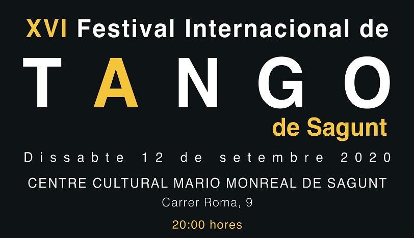 Sagunto celebra el XVI Festival Internacional de Tango con relevantes figuras del género