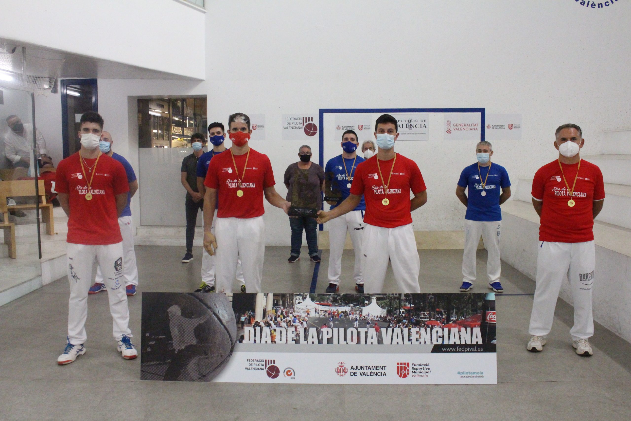 Beniparrell, Baronia, Algimia, Parcent, Montserrat y Borbotó campeones del Día de la Pilota Valenciana 2020