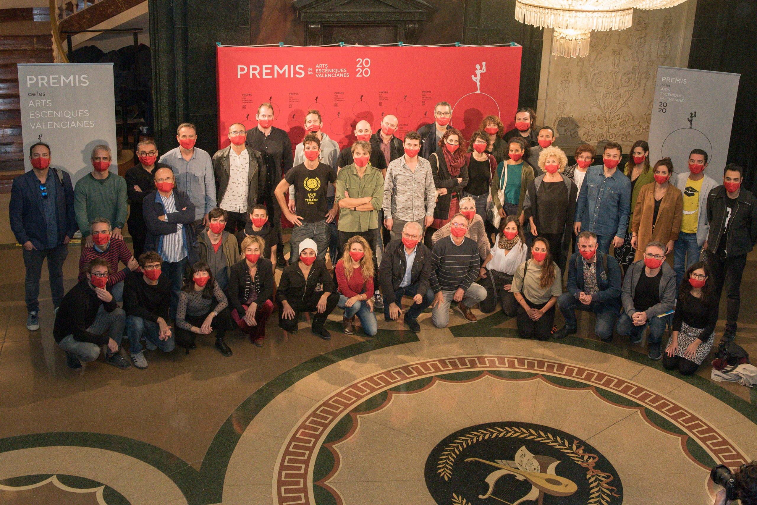 Artistas nominados a los Premios de las Artes Escénicas Valencianas se reúnen en el Teatro Principal