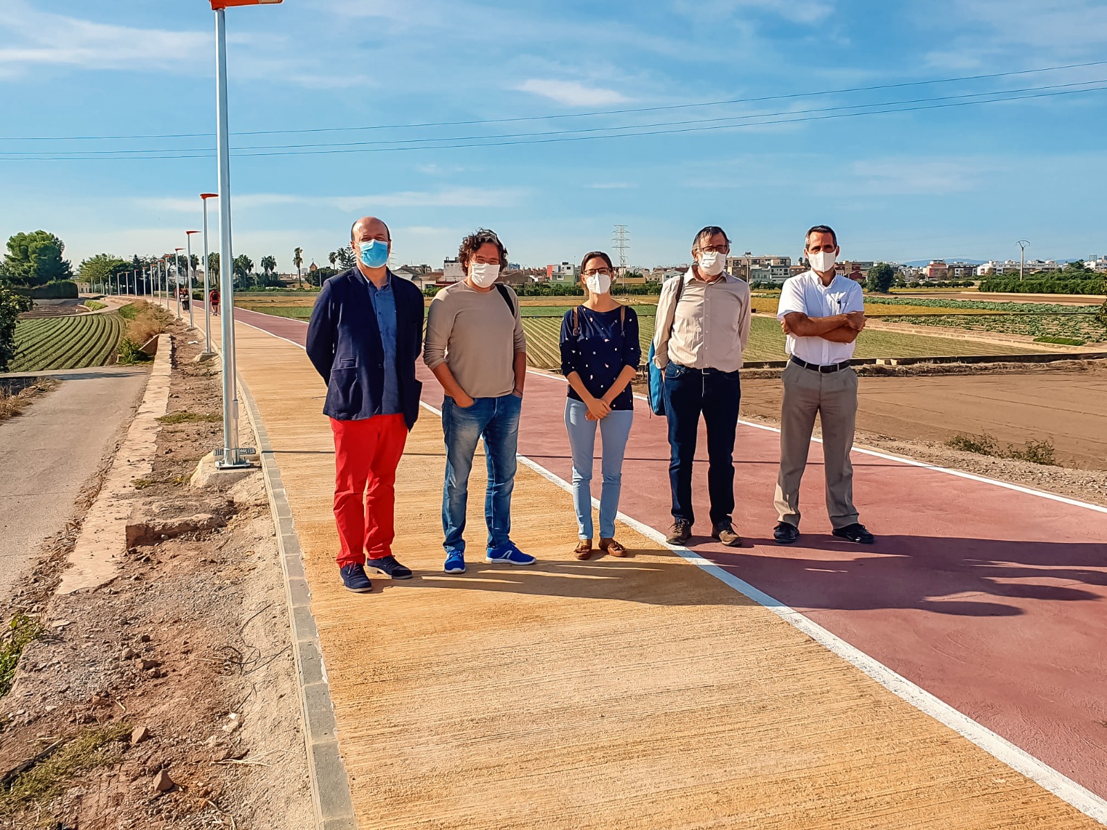 Obras Públicas finaliza la adecuación del tramo entre Almàssera y Meliana de la Vía Churra