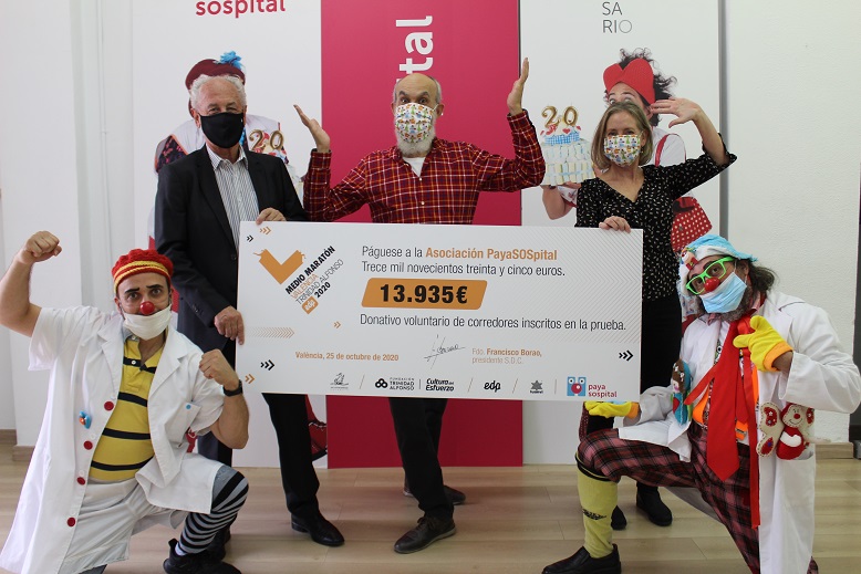 Payasospital renueva como entidad solidaria del Medio Maratón Valencia para 2021