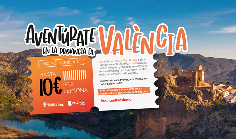 Tour&Kids pone en marcha una campaña de bonos descuento para promover el turismo familiar en la provincia de Valencia