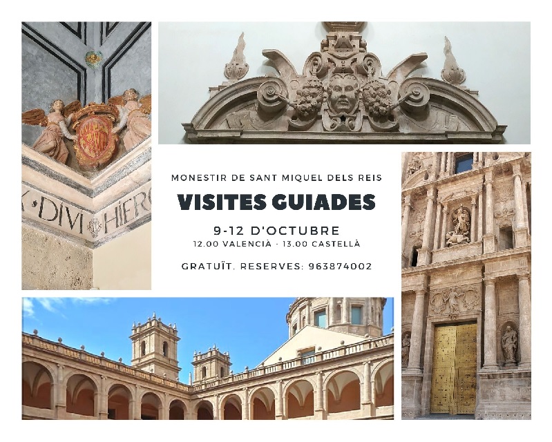 El monasterio de San Miguel de los Reyes abre sus puertas del 9 al 12 de octubre con visitas culturales