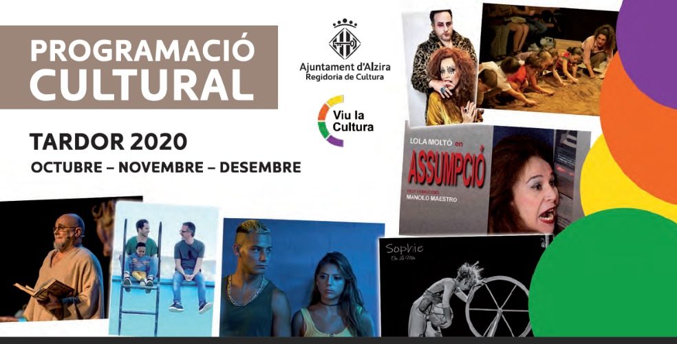 Alcira presenta una programación cultural de otoño adaptada y segura