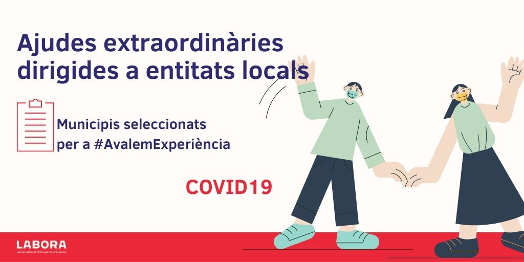 Labora plan extraordinario de empleo COVID-19 para Ayuntamientos