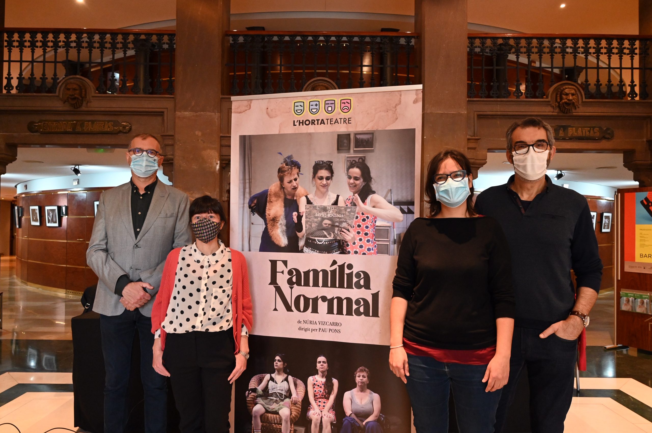 El Teatro Principal de Castellón acoge el estreno absoluto de la comedia ‘Família normal’
