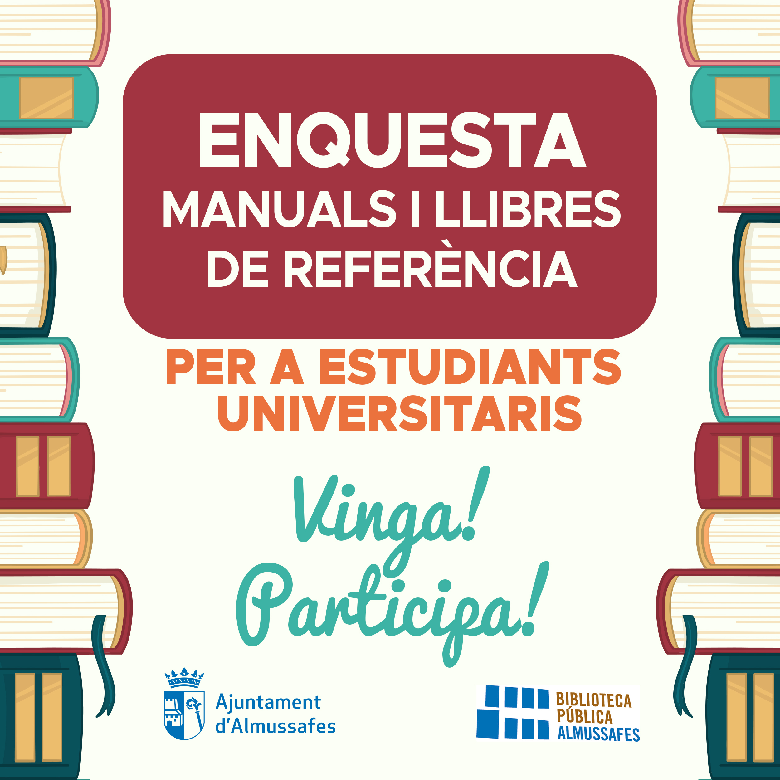 La Biblioteca de Almussafes amplía su sección de manuales y pide opinión al alumnado universitario