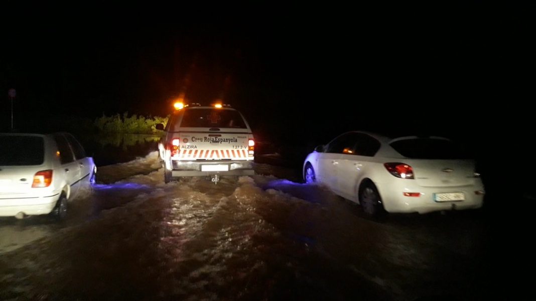 Cruz Roja atiende a 85 personas ante el episodio de lluvias torrenciales en la provincia de Valencia