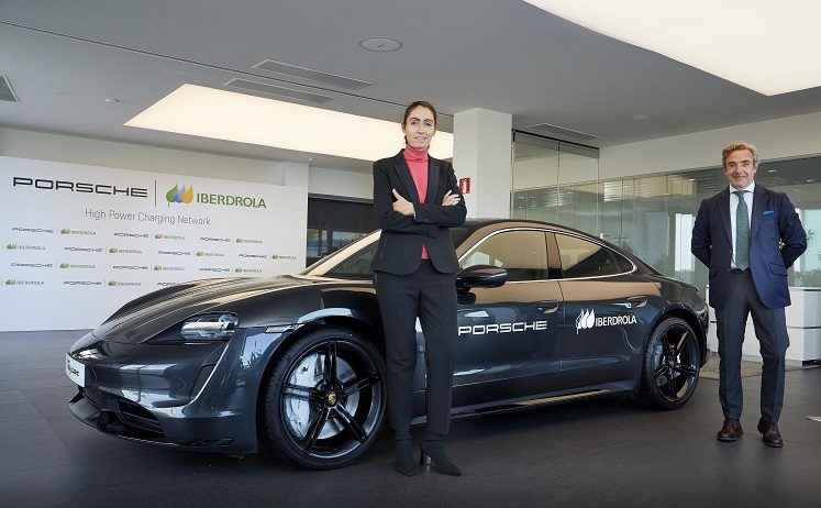 Iberdrola y Porsche se unen para promover la recarga ultrarrápida de vehículo eléctrico en España  