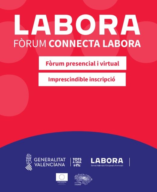 El Fòrum Connecta Labora de Alzira ofrece 50 ofertas de trabajo y talleres para la búsqueda de empleo
