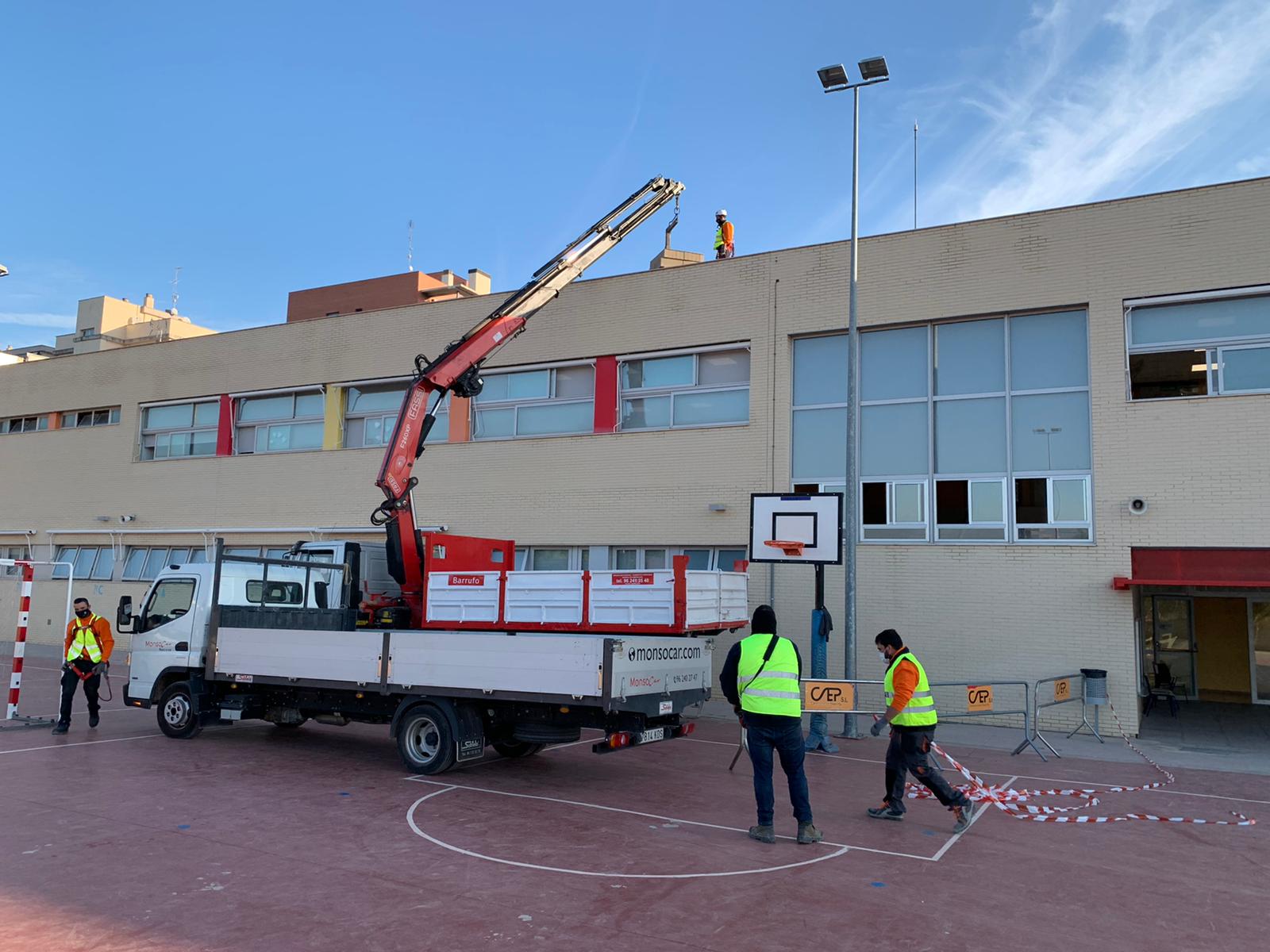 Cinco centros educativos de Paterna, hacia la autosuficiencia energética