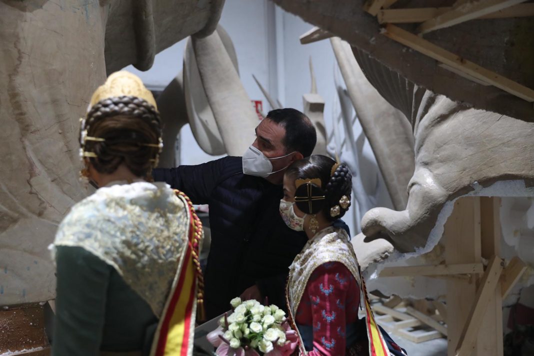 La Falleras Mayores de Valencia celebran los IV años de la Declaración de las Fallas como Patrimonio de la Humanidad